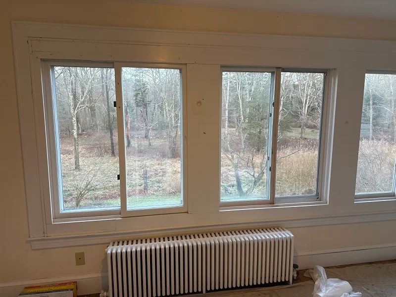 Wood sliding porch window no longer operate